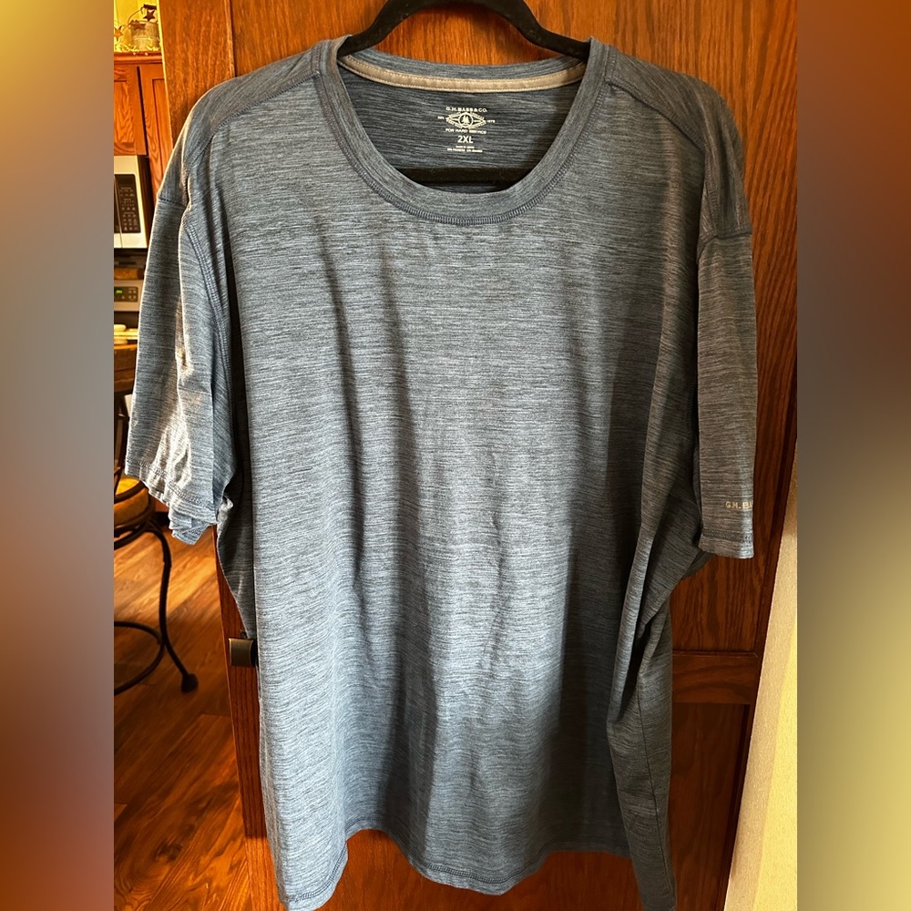 Last chance!!!  G.H. Bass & Co Men's Blue T-Shirt